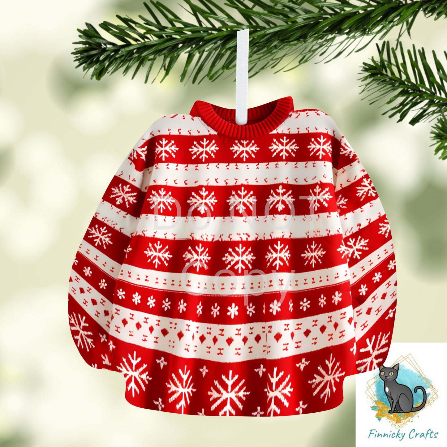 Sweater Blank Design - Winter Ornament, Ugly Christmas Sweater, Nightlight, Sublimation, Digital, PNG, Design, Download, MDF, Acrylic, DTF