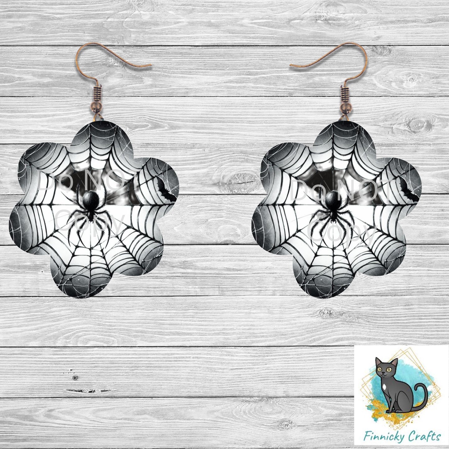 Chubby Spiderweb Sublimation - MDF or Acrylic - Night Light - Digital Design- Earrings - Signs - Sun Catchers - Purse Charms - Spider