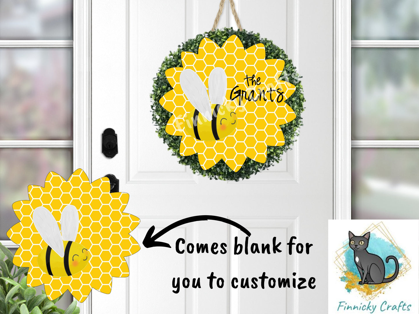 Sunflower Shape Earrings, Bees, PNG File For Sublimation Design, Digital Download, Sign , Keychain / Badge Reel Sublimation, customizable