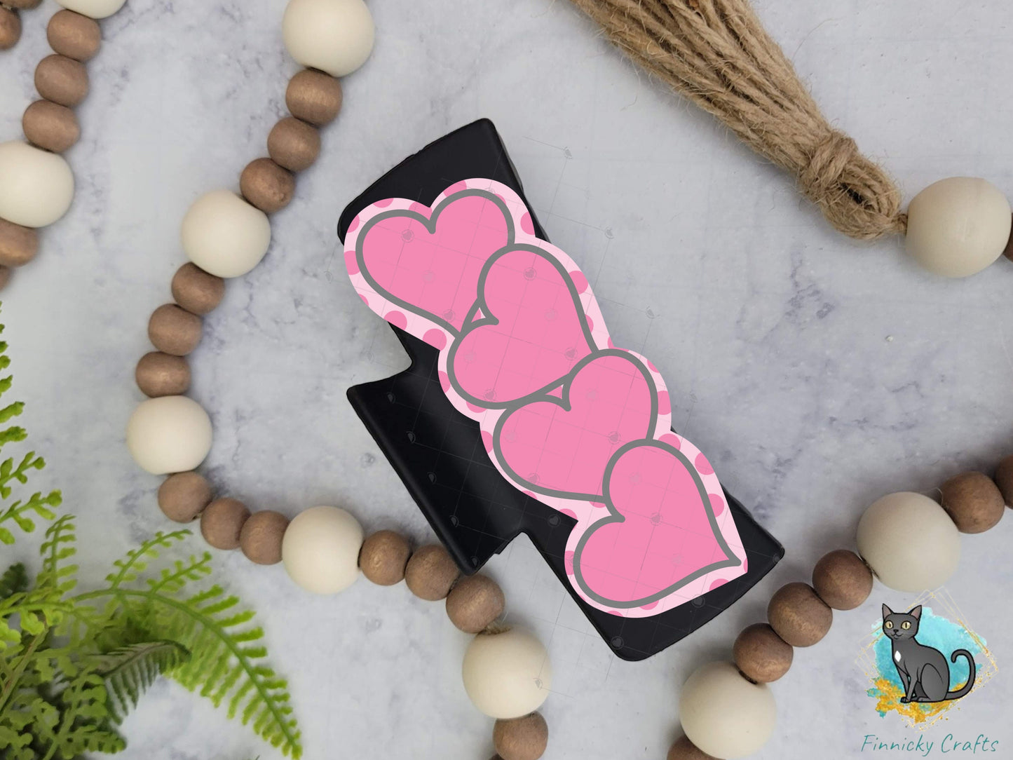 Valentine's Day LOVE hearts Large hair clip, Large Hair Claw Png, Heart Hair Clip, Hair Claw Design, Sublimation Design, Digital Download