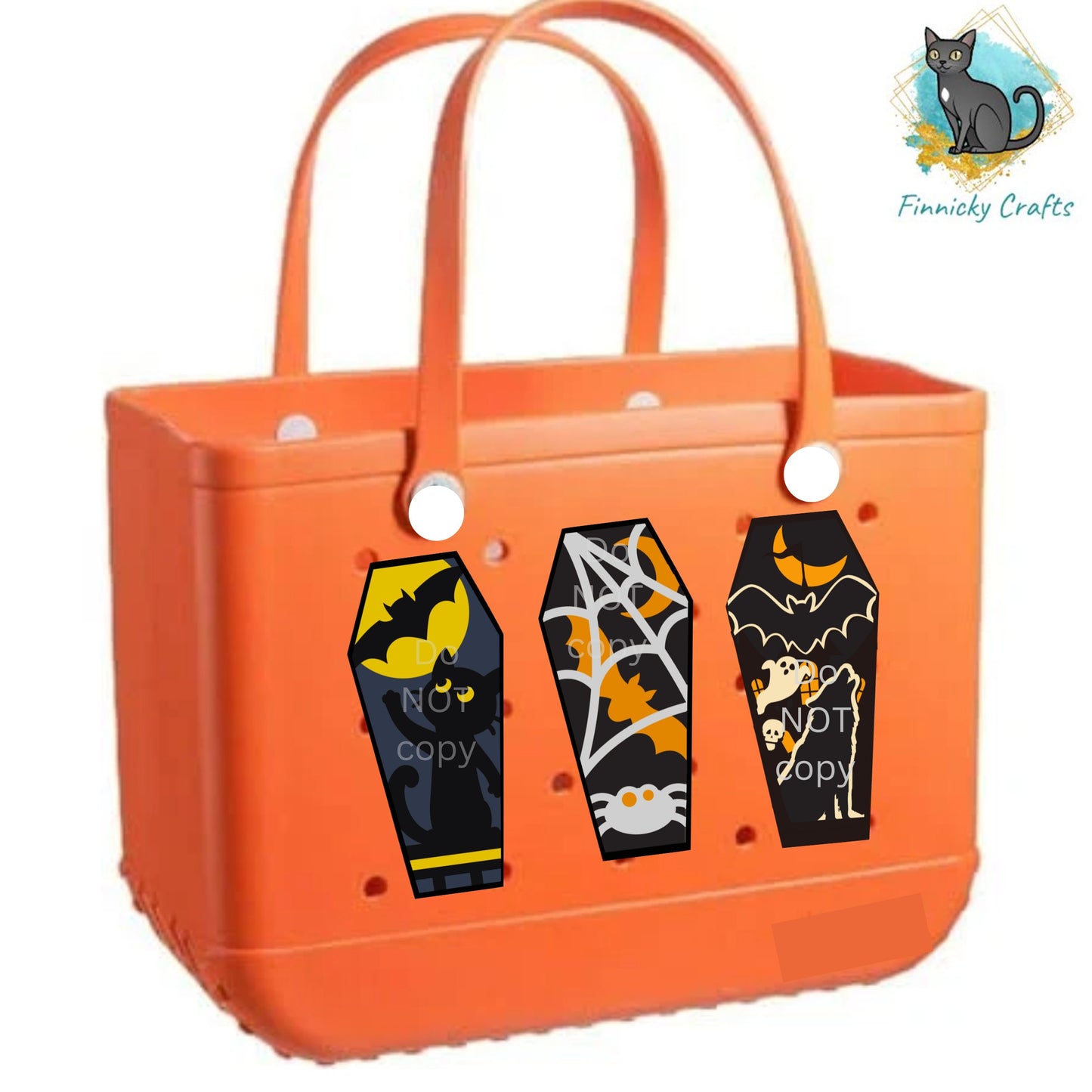 Halloween Fall Autumn Sublimation Digital Design Bundle - Coffin, Black Cat, Spider, Wolf, PNG, Bag charms, Night Light, earrings, sign