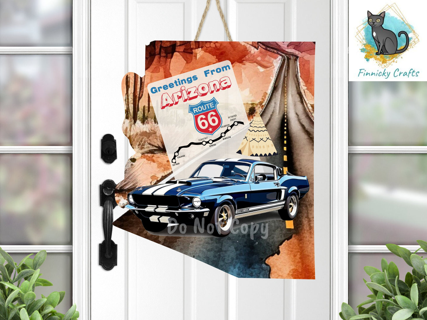 Arizona State Shape, Route 66, Sublimation, PNG, Digital Download, Earrings, Door Hanger, Decoration, Ornament