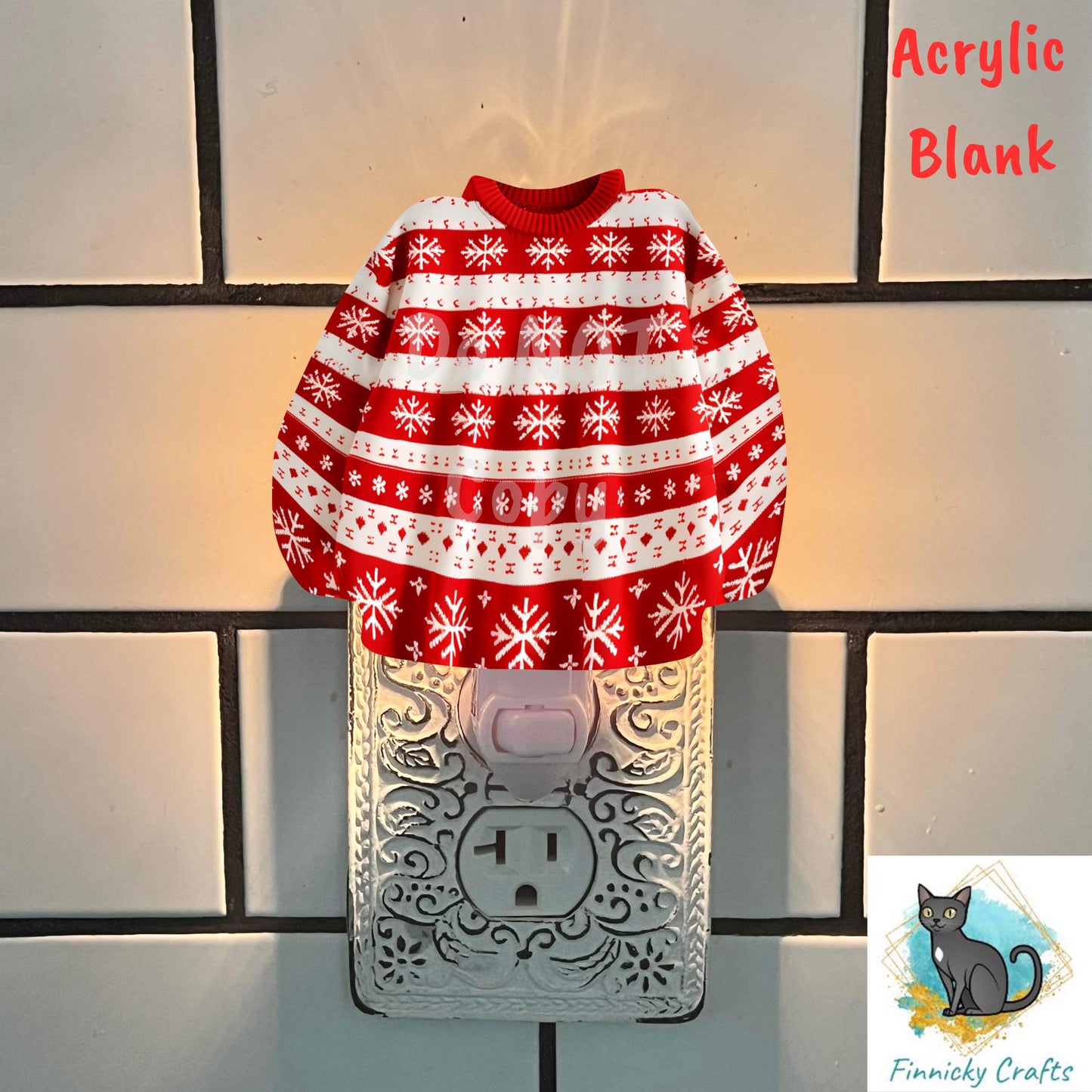 Sweater Blank Design - Winter Ornament, Ugly Christmas Sweater, Nightlight, Sublimation, Digital, PNG, Design, Download, MDF, Acrylic, DTF