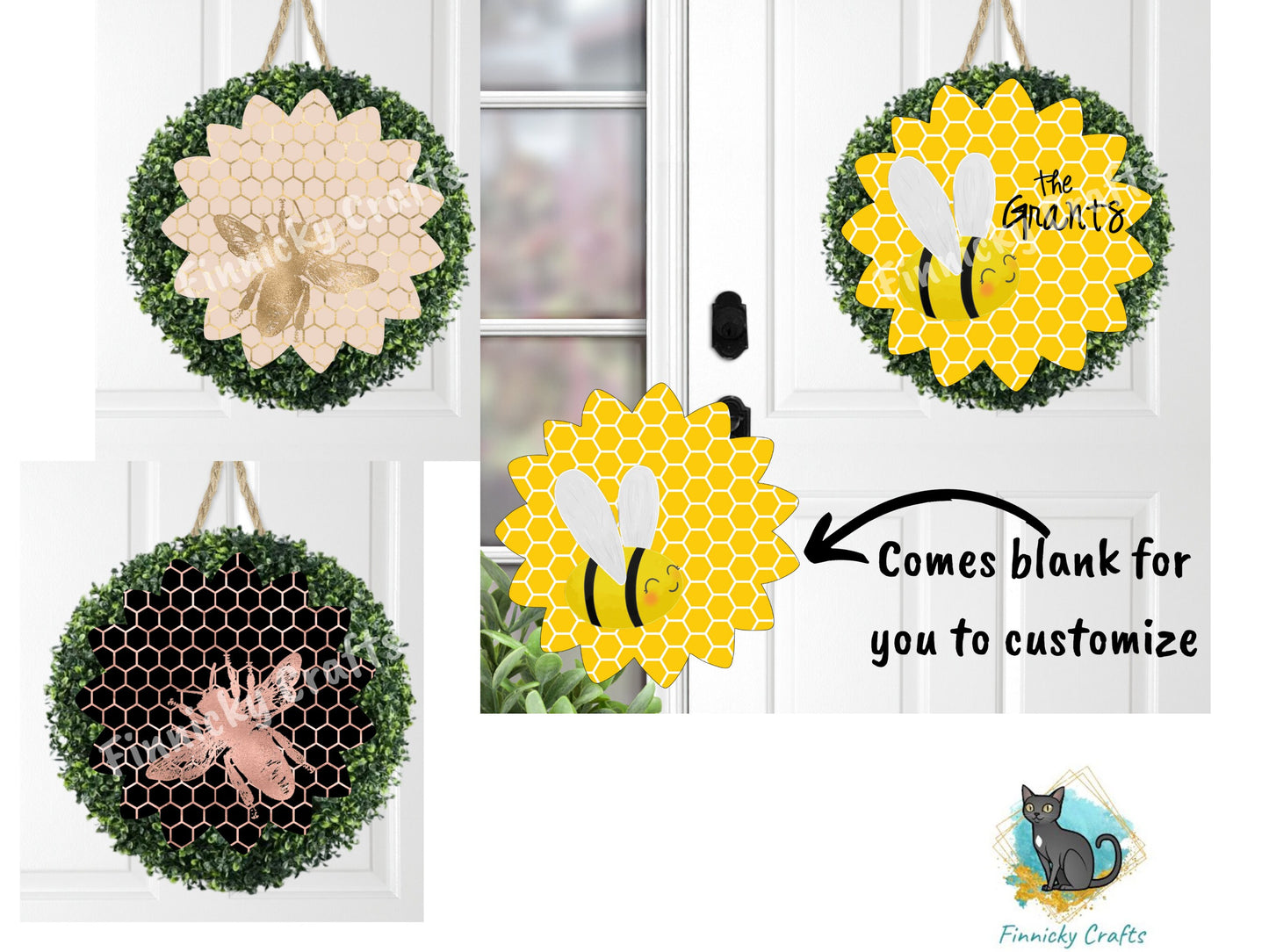 Sunflower Shape Earrings, Bees, PNG File For Sublimation Design, Digital Download, Sign , Keychain / Badge Reel Sublimation, customizable
