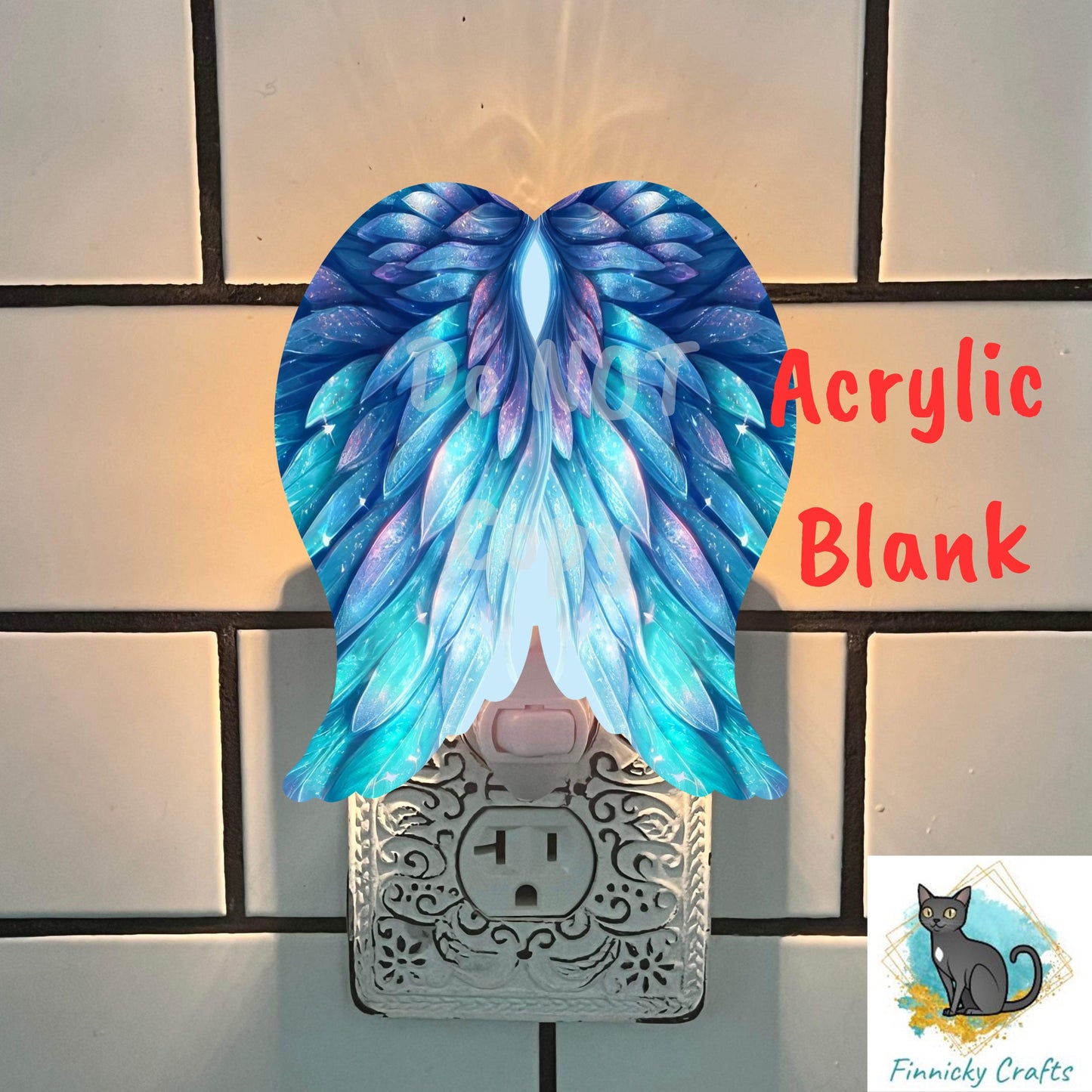 Angel Wings Ornaments - Bundle - earrings, night light, sign - Christmas Ornament Digital File, Night Light