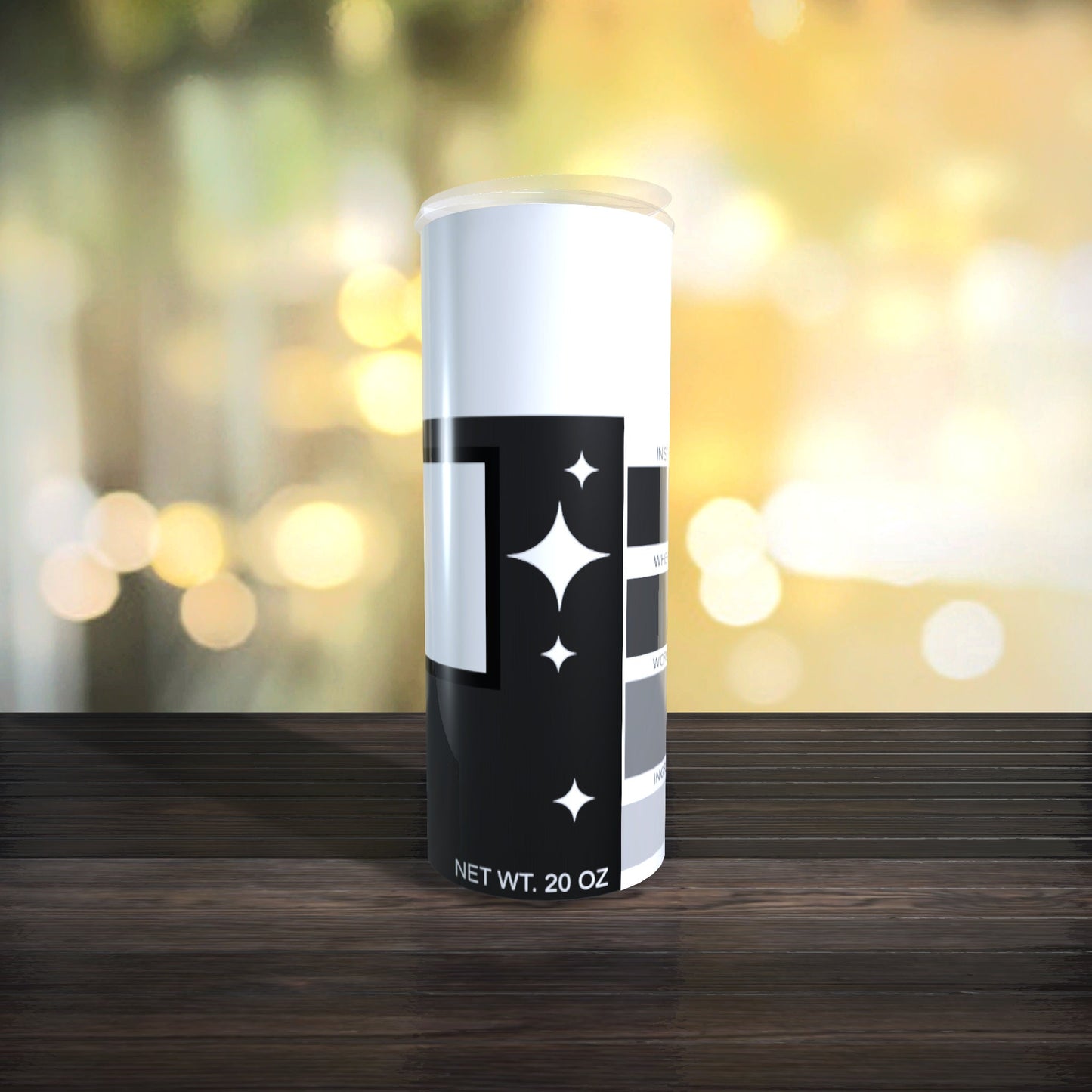 Customizable Spray Can Tumbler Template - Be Gone Template - Black - Digital Design - Sublimation Tumbler