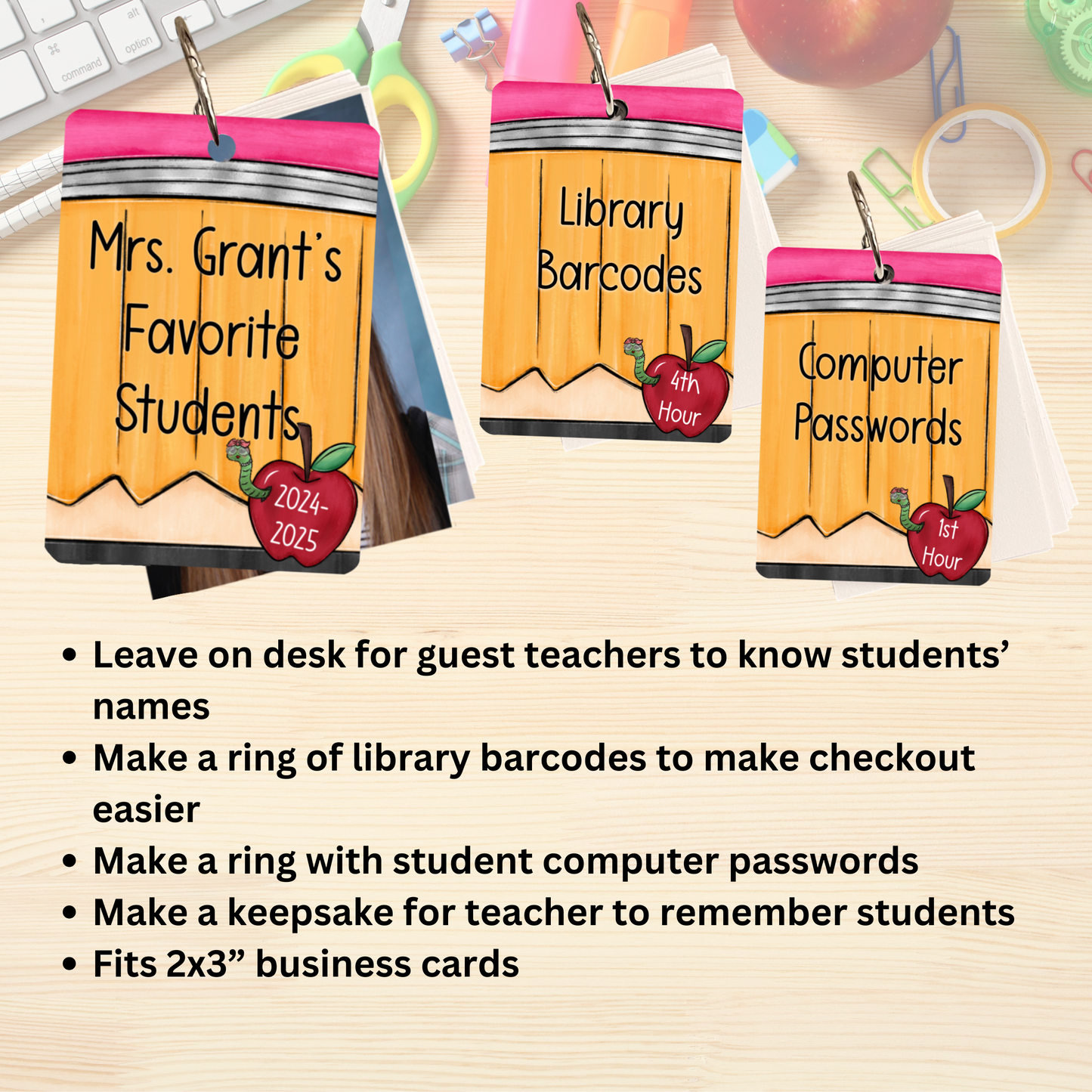 School Teacher Photo Album BUNDLE Sublimation PNG - Instant Digital Download - PNG