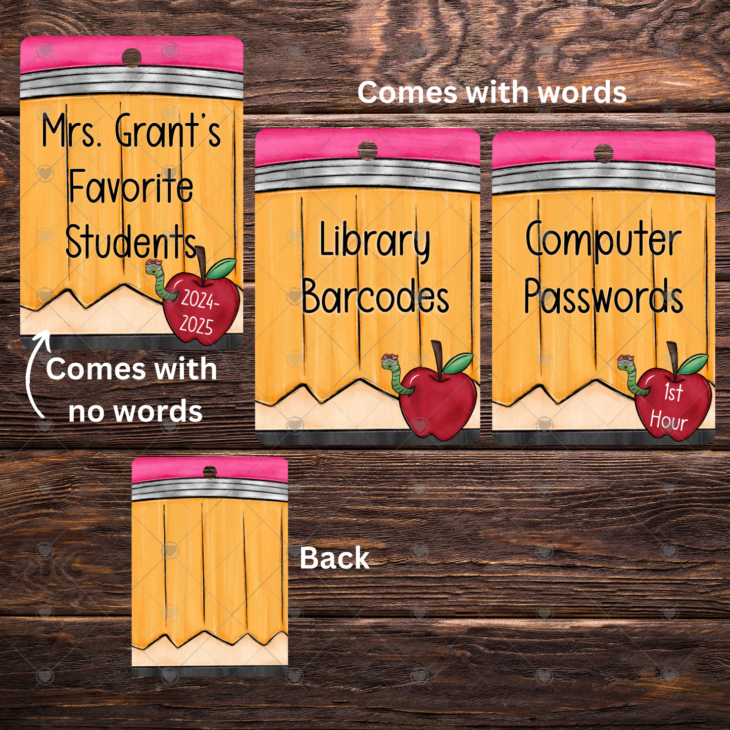School Teacher Photo Album BUNDLE Sublimation PNG - Instant Digital Download - PNG