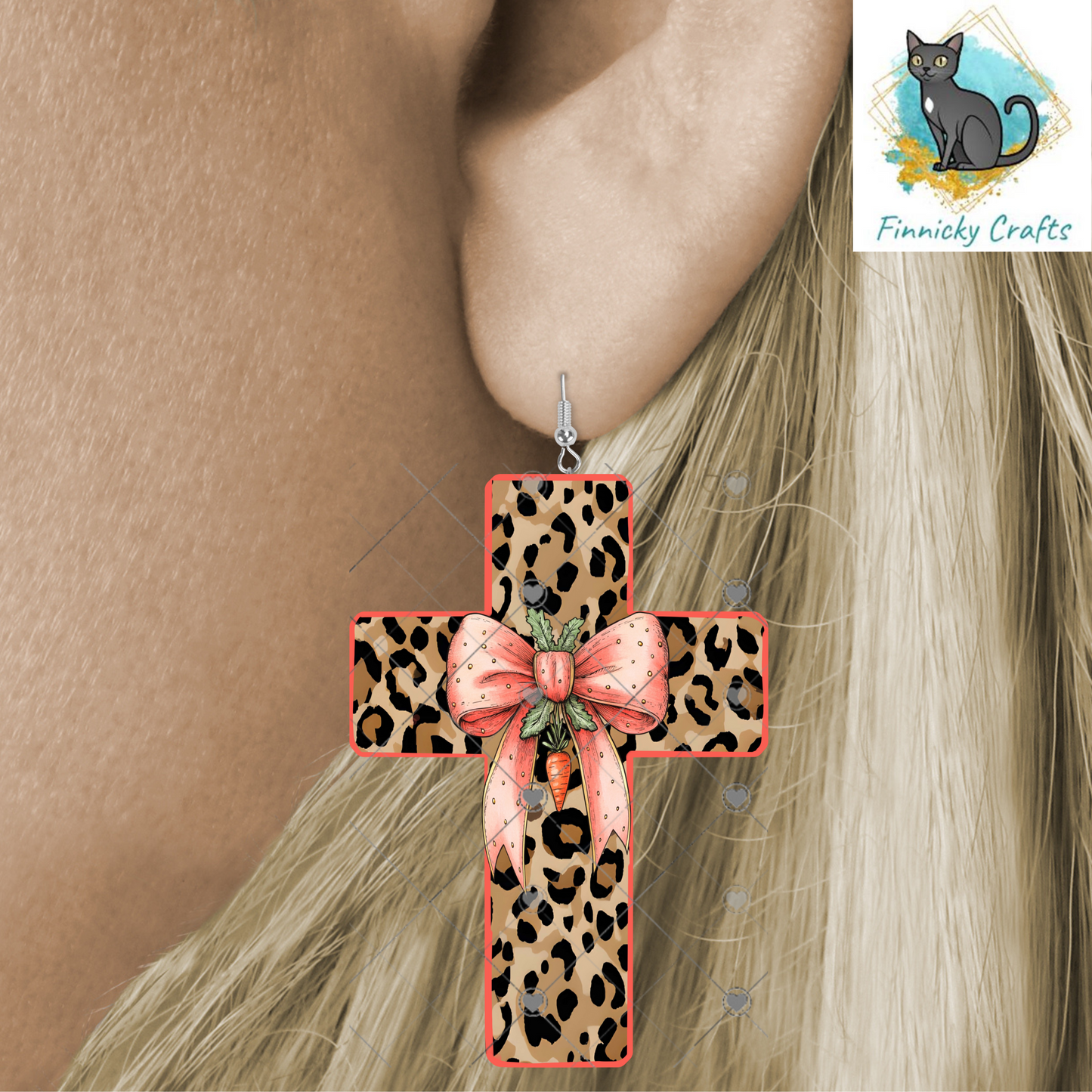 Easter Cross, Bundle, Sublimation, Digital, PNG Design, Download for Earrings, Wall Decor, Door Hanger, Keychain