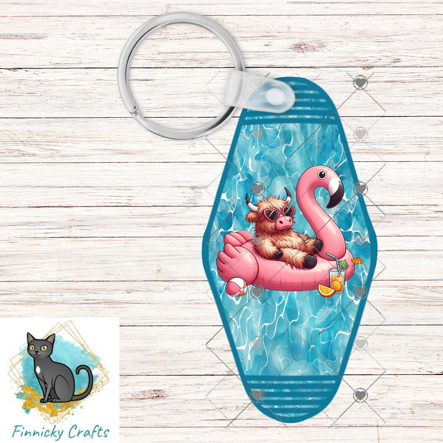 Motel Pool Key, Sublimation, Digital, PNG Design, Download for Keychain