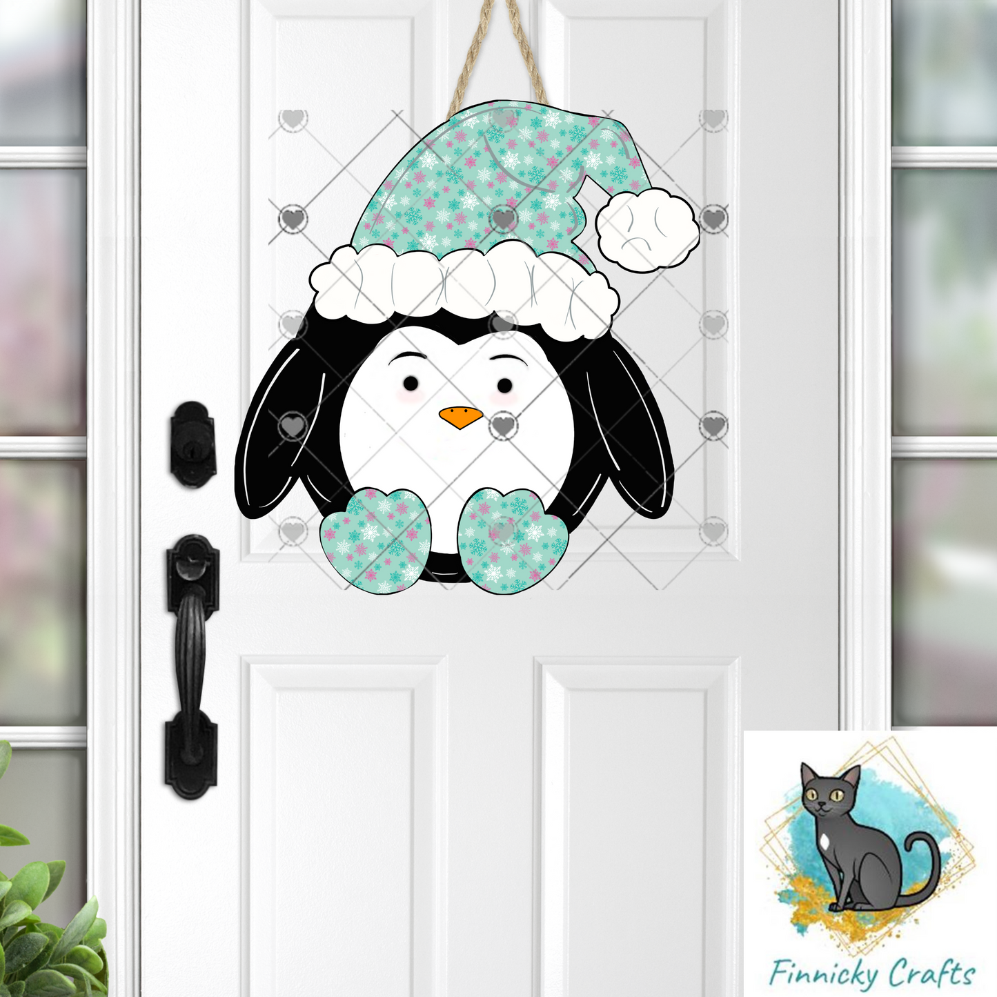 Penguin Ornament, Nightlight, Decoration, Winter, Christmas, gift, Sublimation, Digital, PNG, Design, Download,MDF,Acrylic, DTF