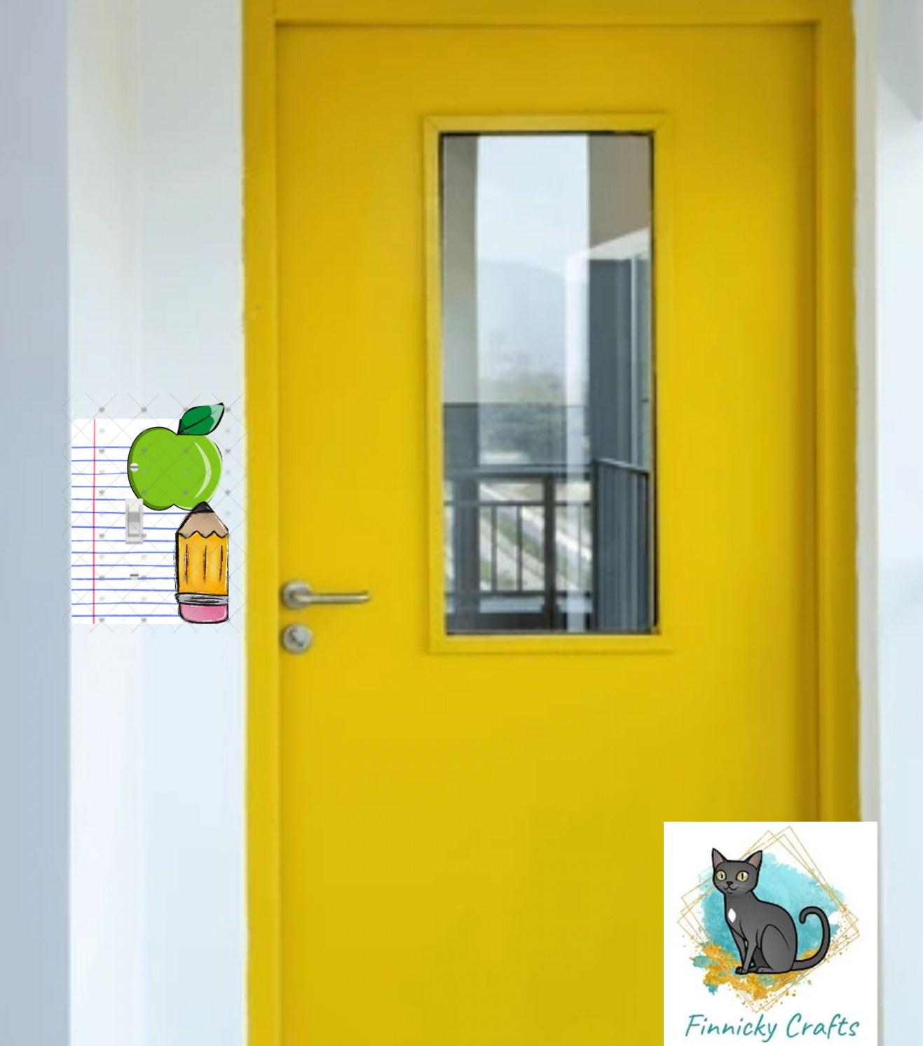 Teacher/School Light Switch Sublimation, Digital, PNG, Design, Download
