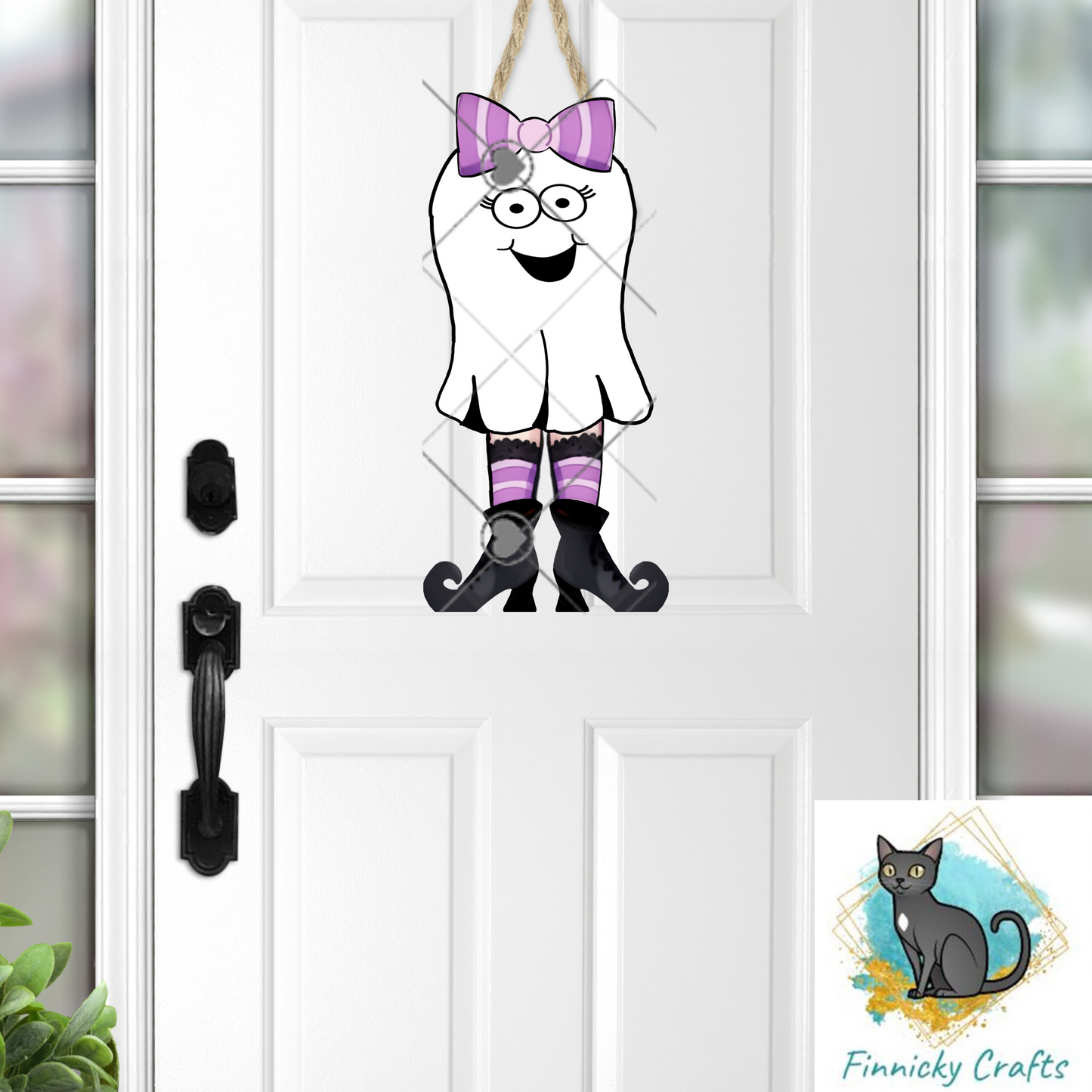 Ghost with legs bundle - Sublimation Design - cat, spooky, earrings, Halloween