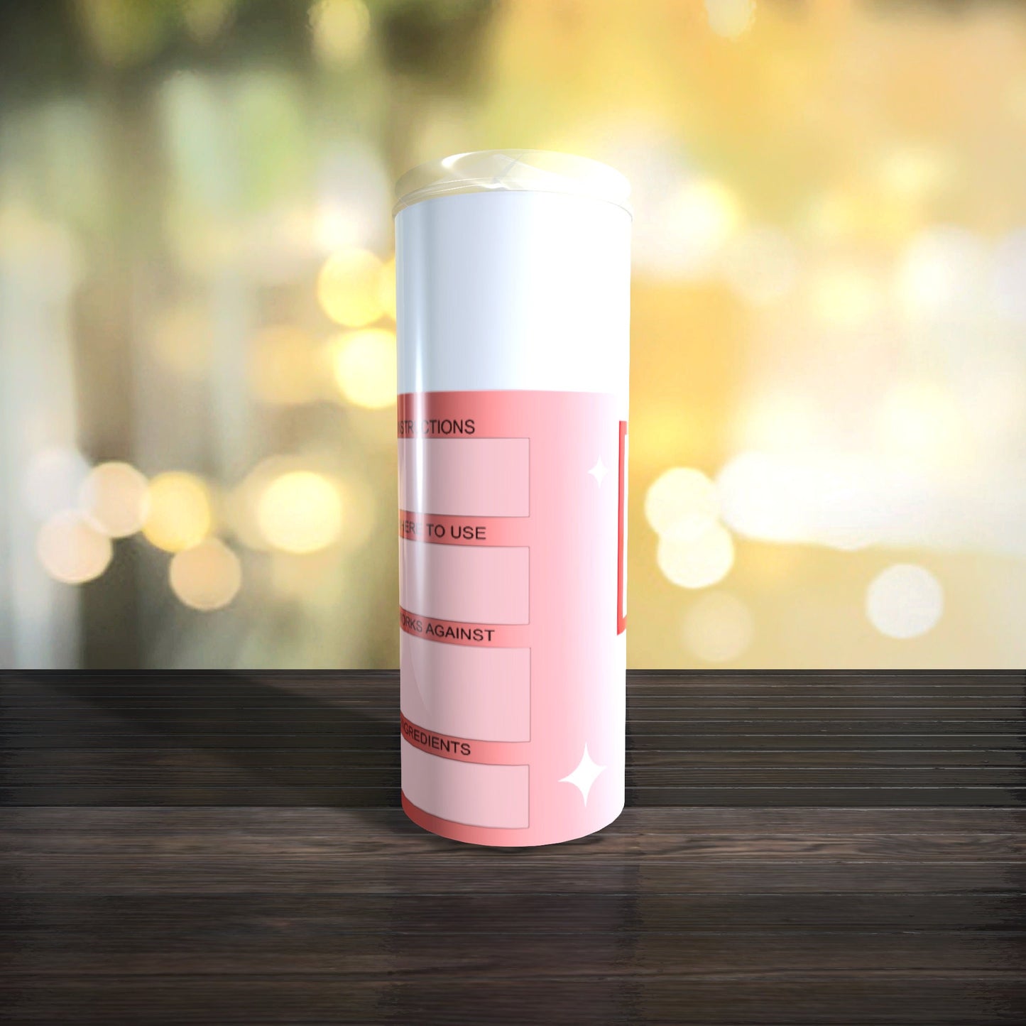 Customizable Spray Can Tumbler Template - Be Gone Template - Red - Digital Design - Sublimation Tumbler