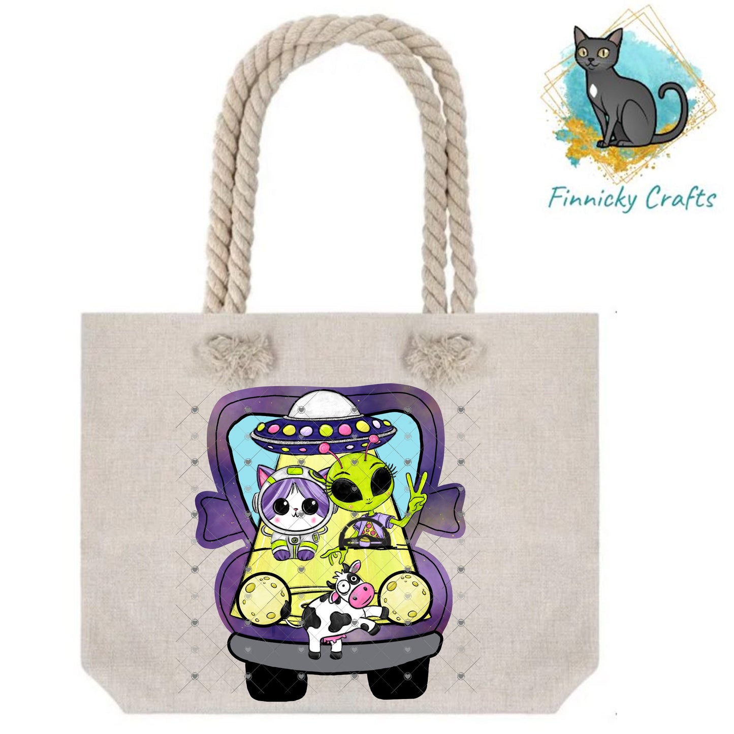 Aliens Truck Sublimation Design - Earrings, Bag, Door Sign - T-shirt Design - Digital Download
