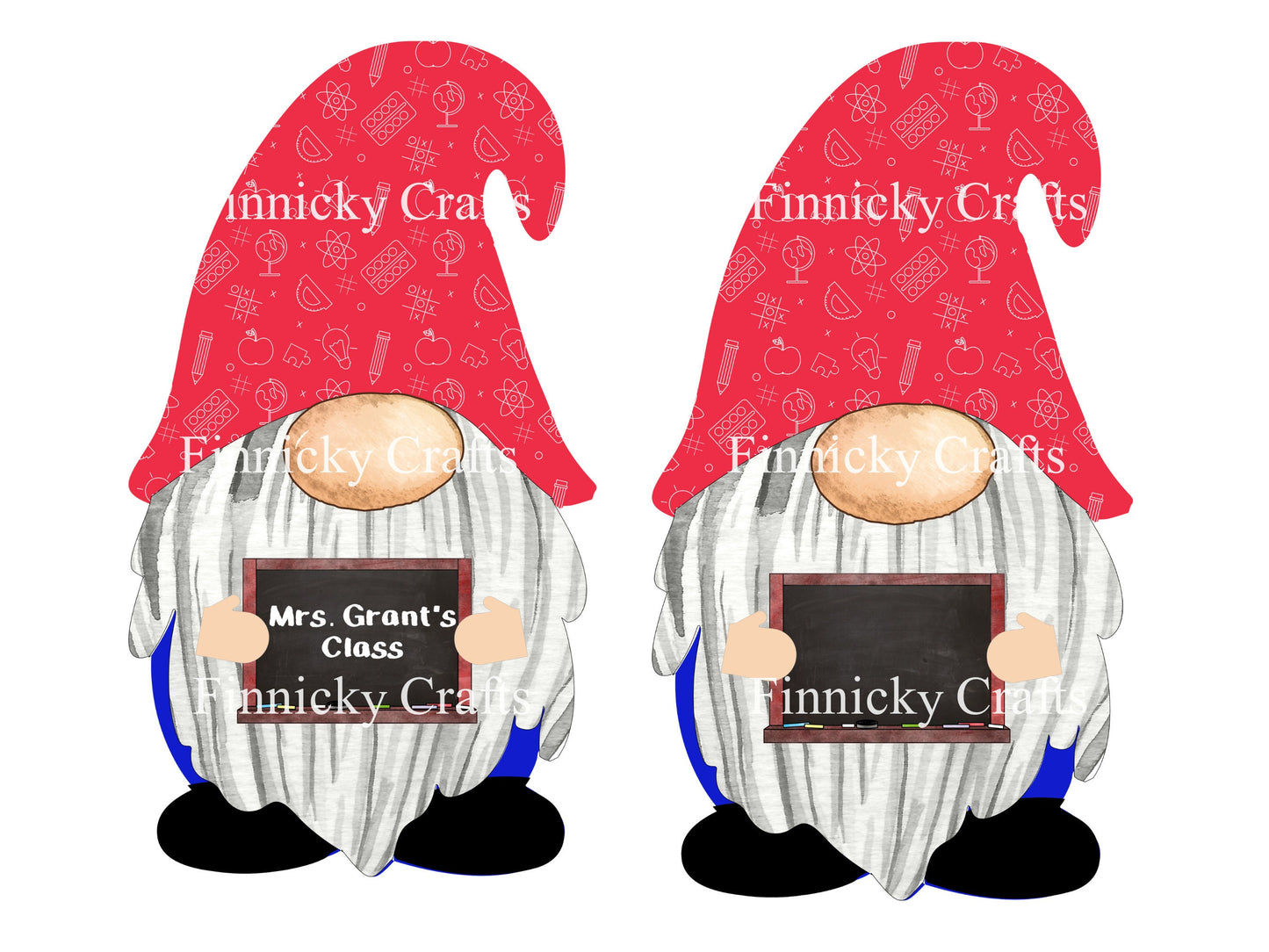 Customizable Red Teacher Gnome Shape png - Sublimation Designs Wall Hanger - Earring Png - Gnome Download - Teacher Appreciation Week