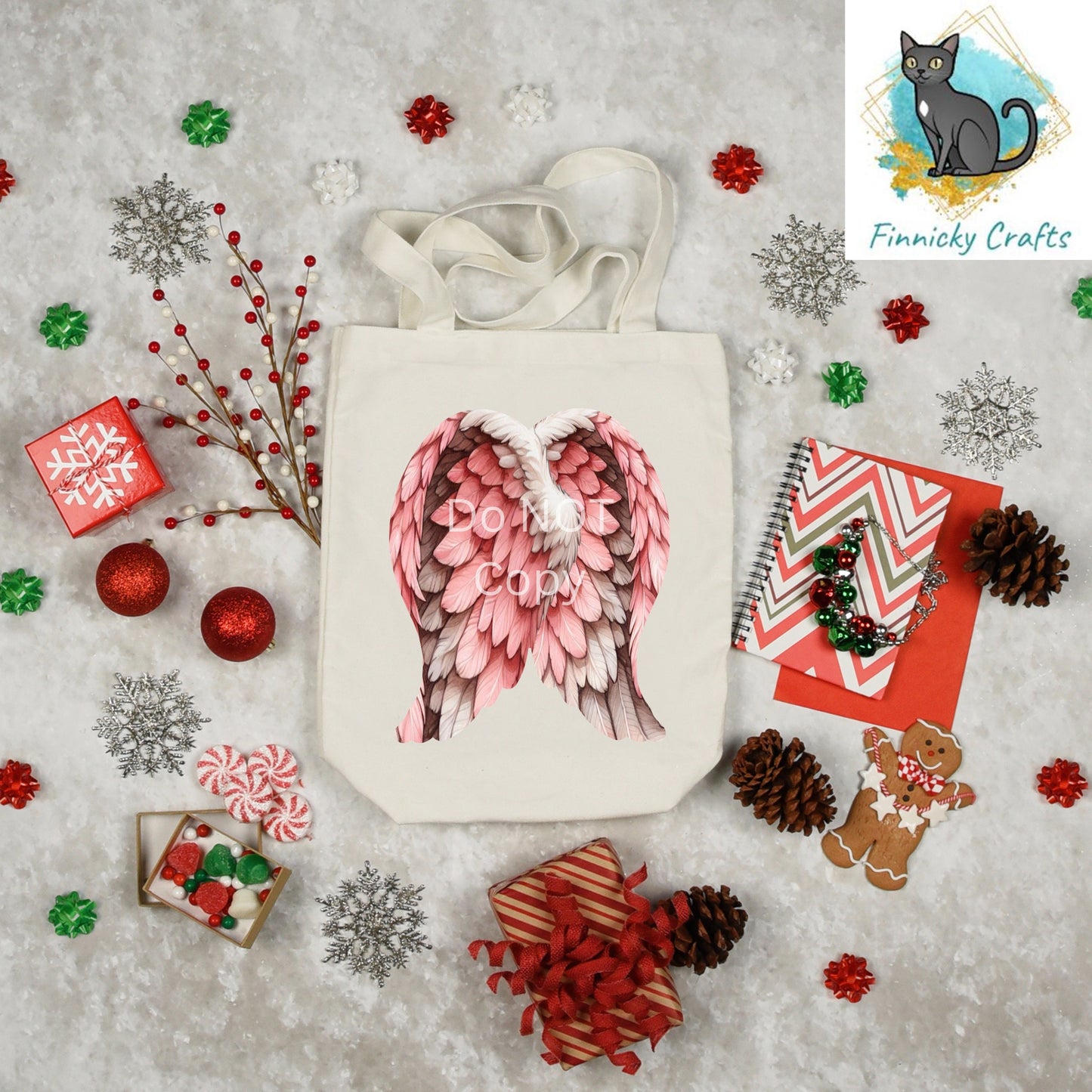 Angel Wings Ornaments - Bundle - earrings, night light, sign - Christmas Ornament Digital File, Suncatchers