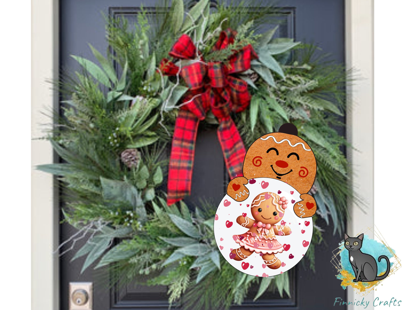 Gingerbread with Bulb, Love, Snow Globe, Gingerbread Man, Gingerbread Girl Digital, PNG, Design, Download, Door Hanger, Ornament