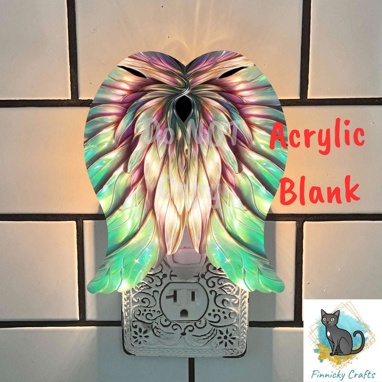 Angel Wings Ornaments - Bundle - earrings, night light, sign - Christmas Ornament Digital File, Night Light