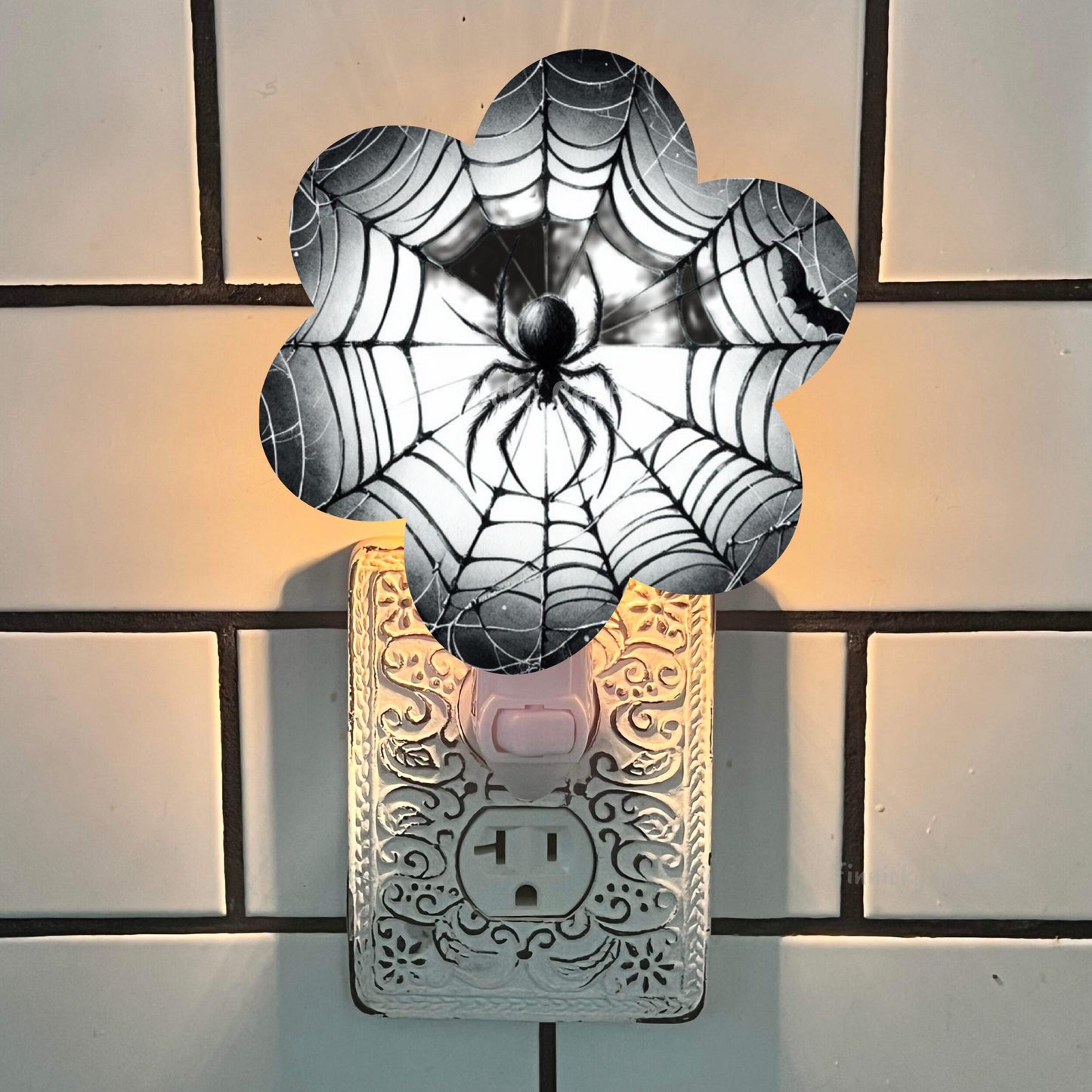 Chubby Spiderweb Sublimation - MDF or Acrylic - Night Light - Digital Design- Earrings - Signs - Sun Catchers - Purse Charms - Spider