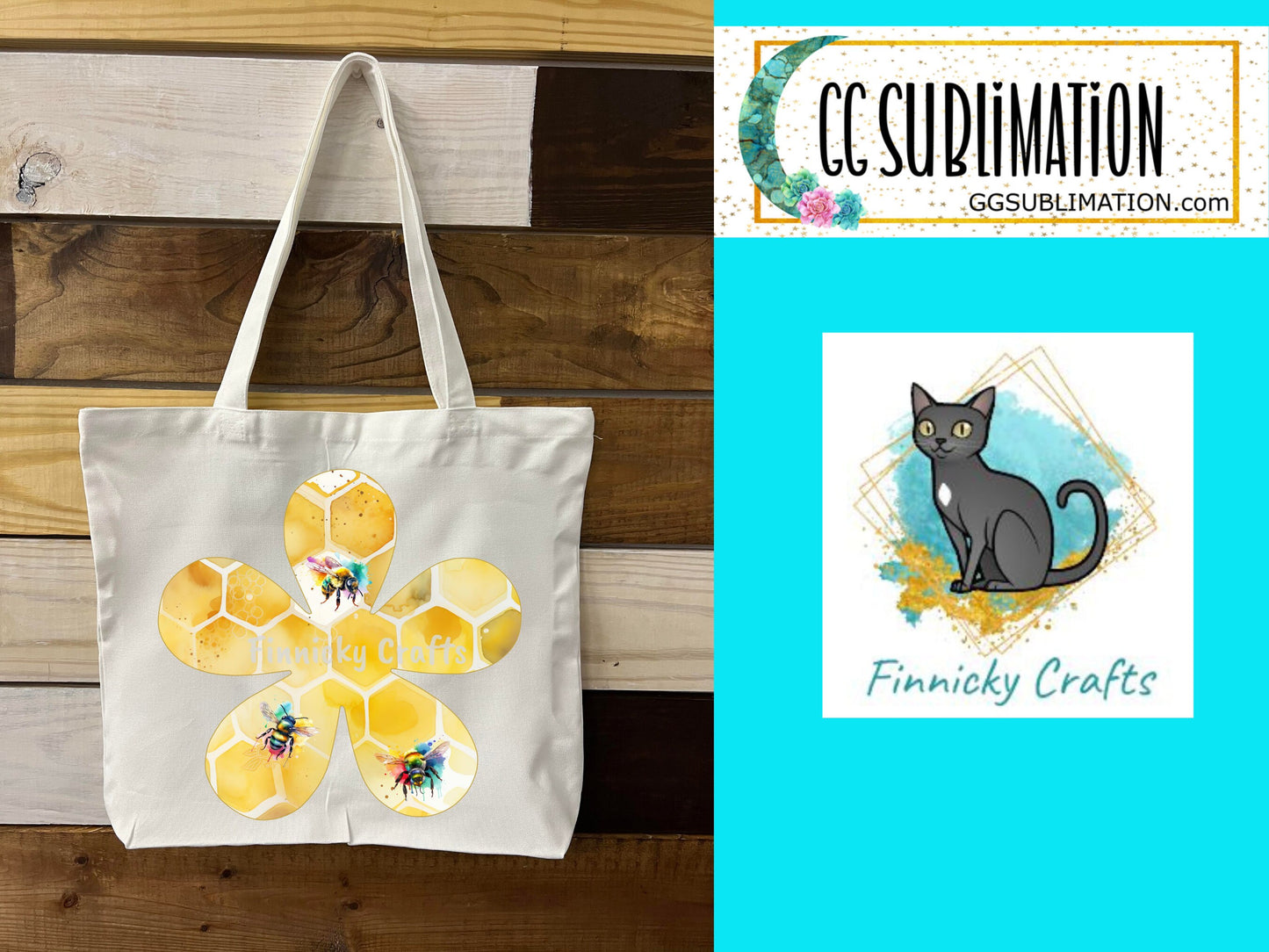 Honeycomb/Bee Sublimation Flower Digital Design- Earrings - Signs - Design