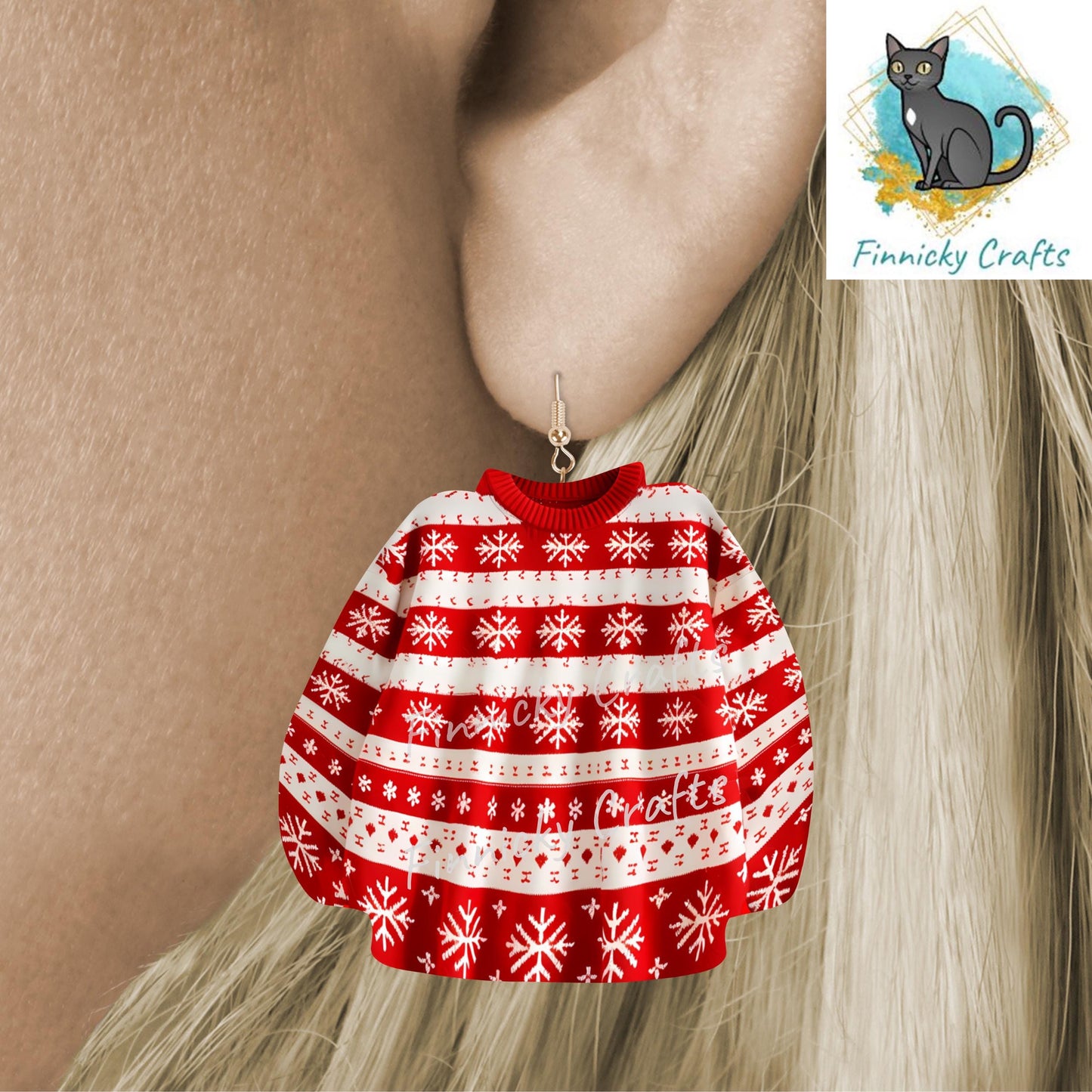 Sweater Blank Design - Winter Ornament, Ugly Christmas Sweater, Nightlight, Sublimation, Digital, PNG, Design, Download, MDF, Acrylic, DTF