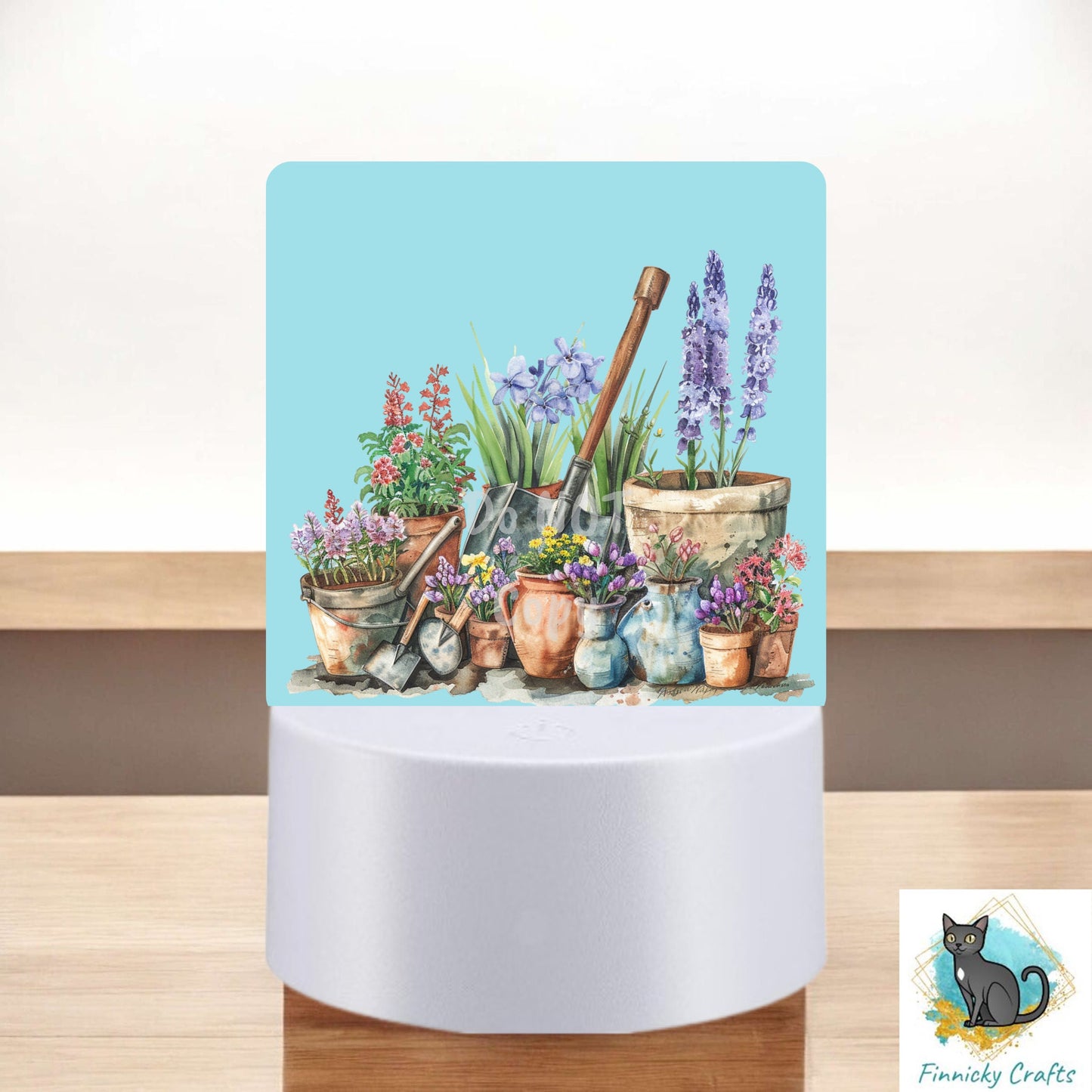 Life is a Garden png - Sublimation Designs - Square Acrylic - Light Base - Home Decor - Night Light - Words & blank