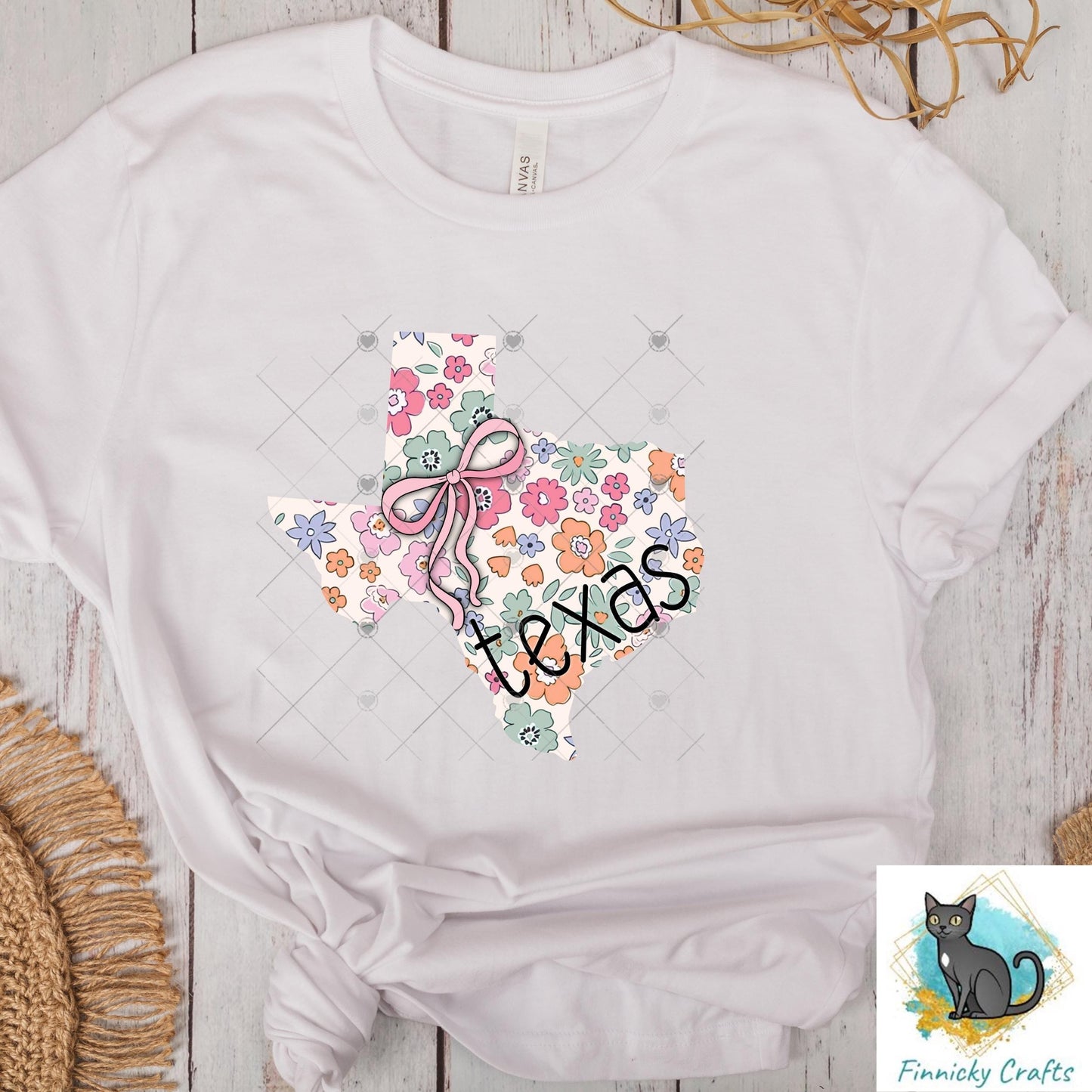 Floral Texas State Shape, 2 versions, Sublimation, PNG, Digital Download, Door Hanger, Ornament (Copy)