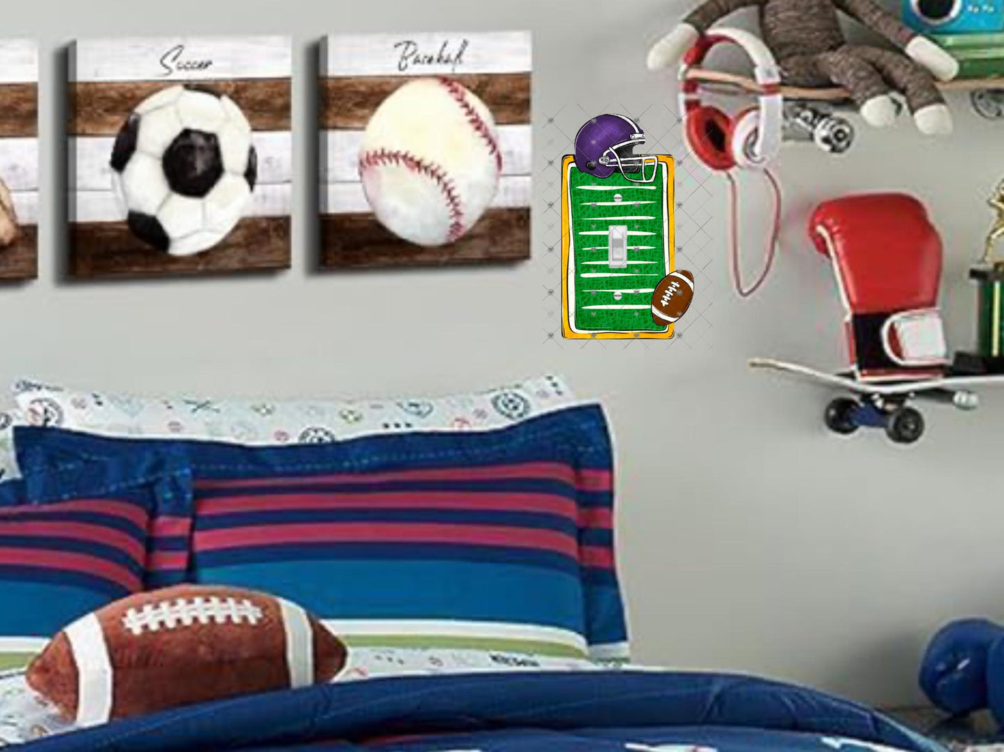 Football Light Switch Bundle, Sublimation, Decor, Sublimation, Digital, PNG, Design, Helmet, ball, field