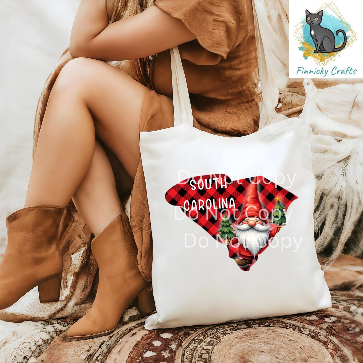 Customizable South Carolina State Shape, Christmas, Gnome, Sublimation, PNG, Digital Download, Door Hanger, Ornament, DTF