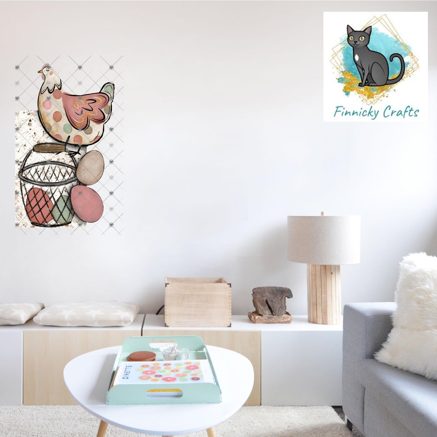 Chicken and eggs Light Switch, Sublimation, Decor, Sublimation, Digital, PNG, Design