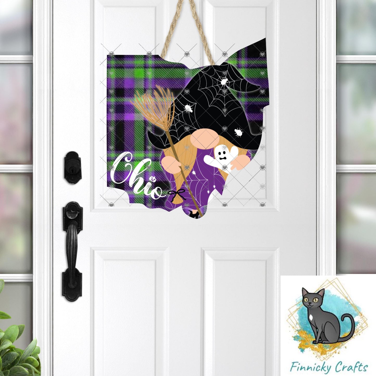 Ohio State Shape, Gnome, Halloween, Sublimation, PNG, Digital Download, Door Hanger, Ornament, Earrings, T-shirt