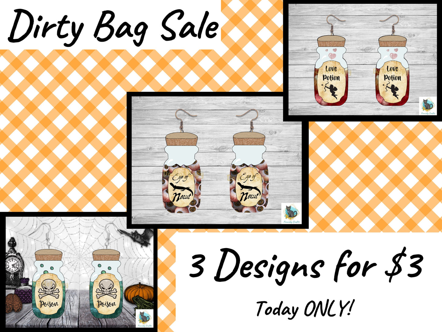 Potion Bottle Sublimation Digital Design Bundle