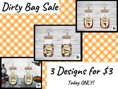 Potion Bottle Sublimation Digital Design Bundle