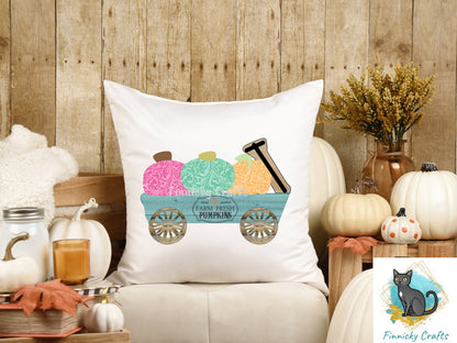 Fall, Pumpkin, Cart Silhouette, Sublimation, Tiered Tray Decor, Digital, PNG, Design, Download, Door Hanger