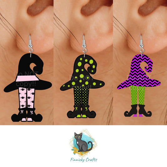 Witch's Legs Bundle - Sublimation design - Halloween Decor - PNG - Night light - bag charms - badge reels - vent cover