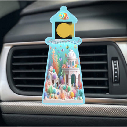 Underwater Lighthouse Sign, Nightlight, Keychain, Earrings, Sublimation, Digital, PNG, Design, Download