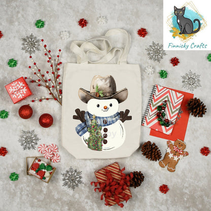 Cowboy Snowman- Sublimation Design -Earrings, Winter, Christmas, Ornament, Sign, Decor, Suncatcher, MDF, DTF, Acrylic
