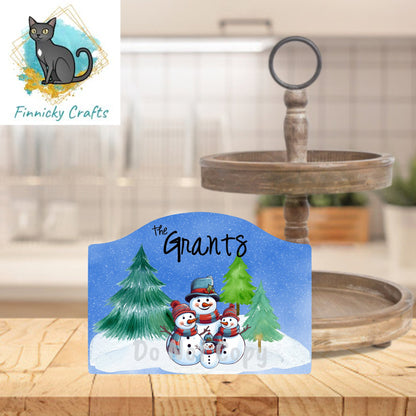 Rounded plaque,Snowman Family,Snowmen,Snow Place Like Home,Sublimation, Digital, PNG, Design, Download Only, Ornament, Decoration, Sign