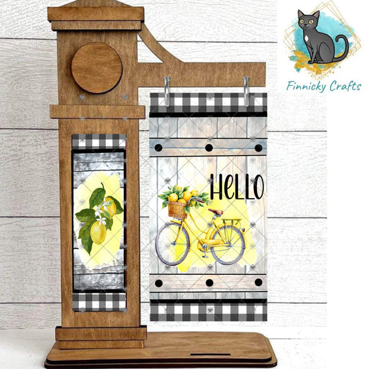 2 Piece Lemon Sign Inserts, Sublimation, Digital, PNG, Design, Download, Interchangeable