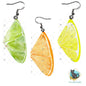 Butterfly Wing Shape, Citrus slices, Lemon, Orange, Lime, Sublimation, Digital, PNG, Design, Download