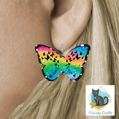 Dollar Deal - Firefly Mason Jar, Brightly Colored Butterfly, Beehive Plant Stake, Sublimation Digital Design Bundle - MDF, Acrylic