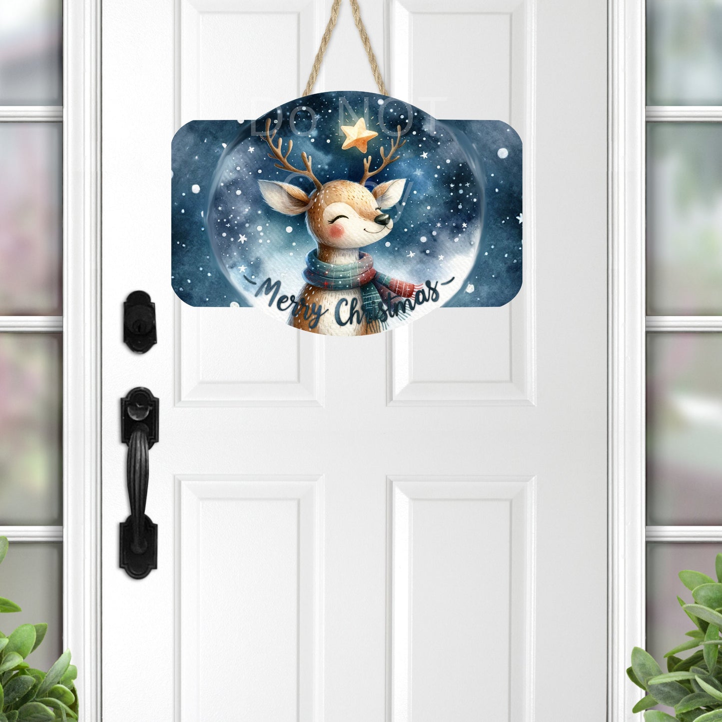 Rounded plaque, Reindeer, Christmas ornament, Sublimation, Digital, PNG, Design, Download Only, Ornament, Decoration, Sign