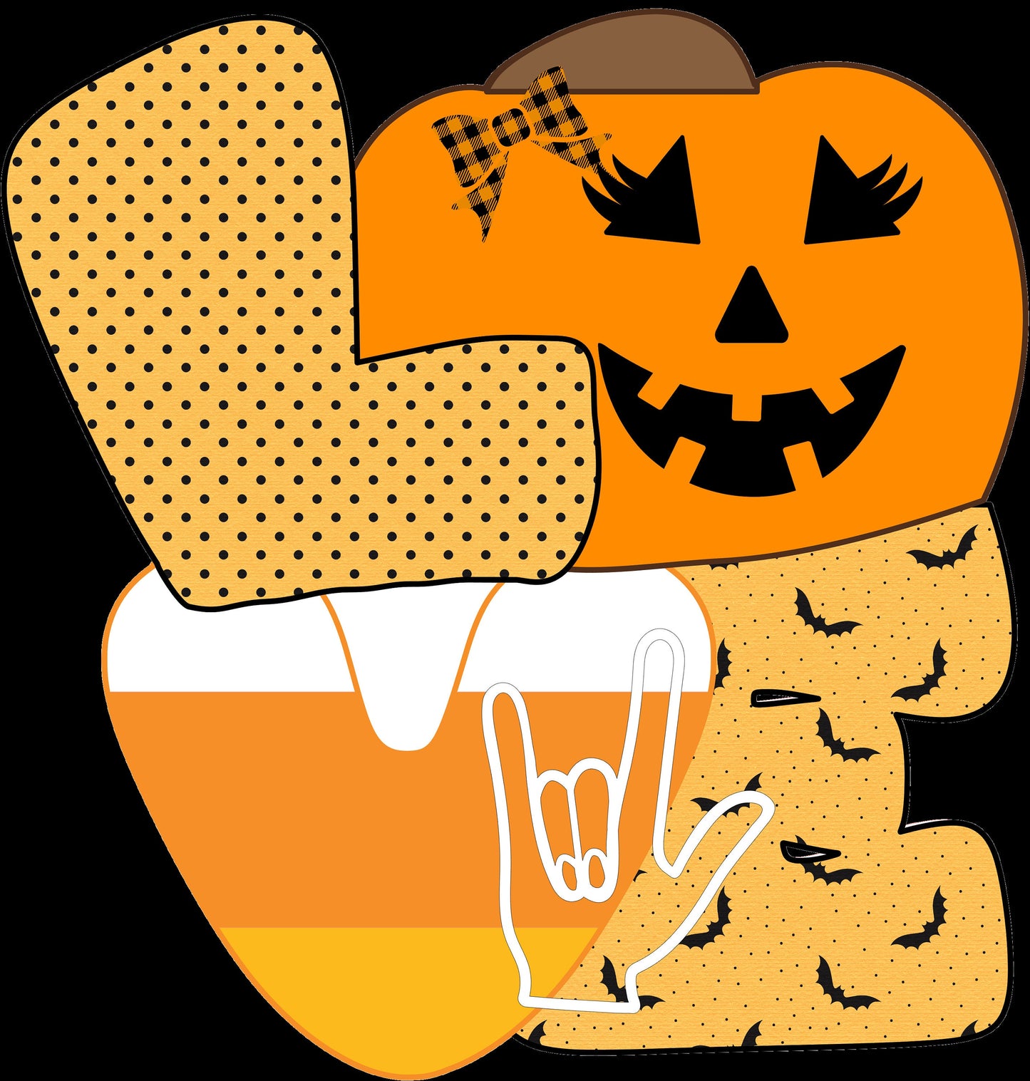 Halloween Pumpkin Autumn Plaid Design, Cute, Halloween, Sublimation, Digital Design, PNG, Download, Decoration,Earring,DoorHanger,Ornament