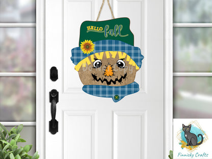 Scarecrow Head Design, Bundle, Fall, Plaid, Autumn, Cute, Sublimation, PNG, Digital Download, Earrings, Door Hanger, Decoration