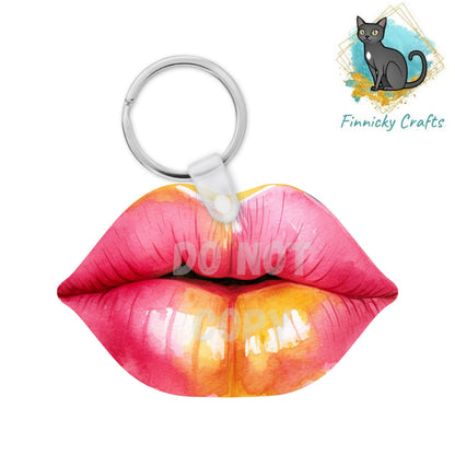 Pink Lemonade Lips -Sublimation Digital Design Bundle - MDF - Acrylic -Night Light-Suncatcher - Earrings- Key ring - Decor