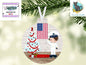 Bulb, Bobber, Military, Navy, Christmas, Digital, PNG, Download, Ornament, Sublimation, Coaster, Round, Christmas, Badge Reel