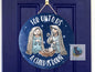 Christmas Nativity Creche Mary Joseph Round Sign - T-shirt - Hat - Pillow - Apron - Coaster - Cup - Bag Design - Digital Download
