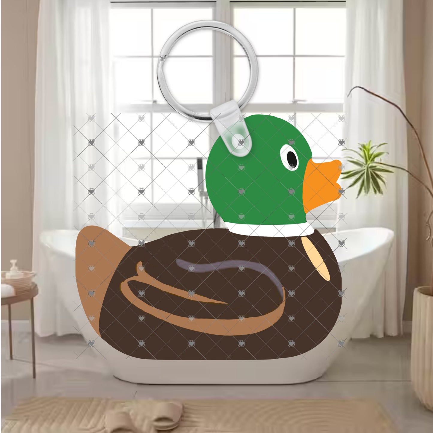 Rubber Ducky, Sailor Ducky, Mallard Ducky Keychains, Sublimation, Digital, PNG, DTF, Design, Download Only