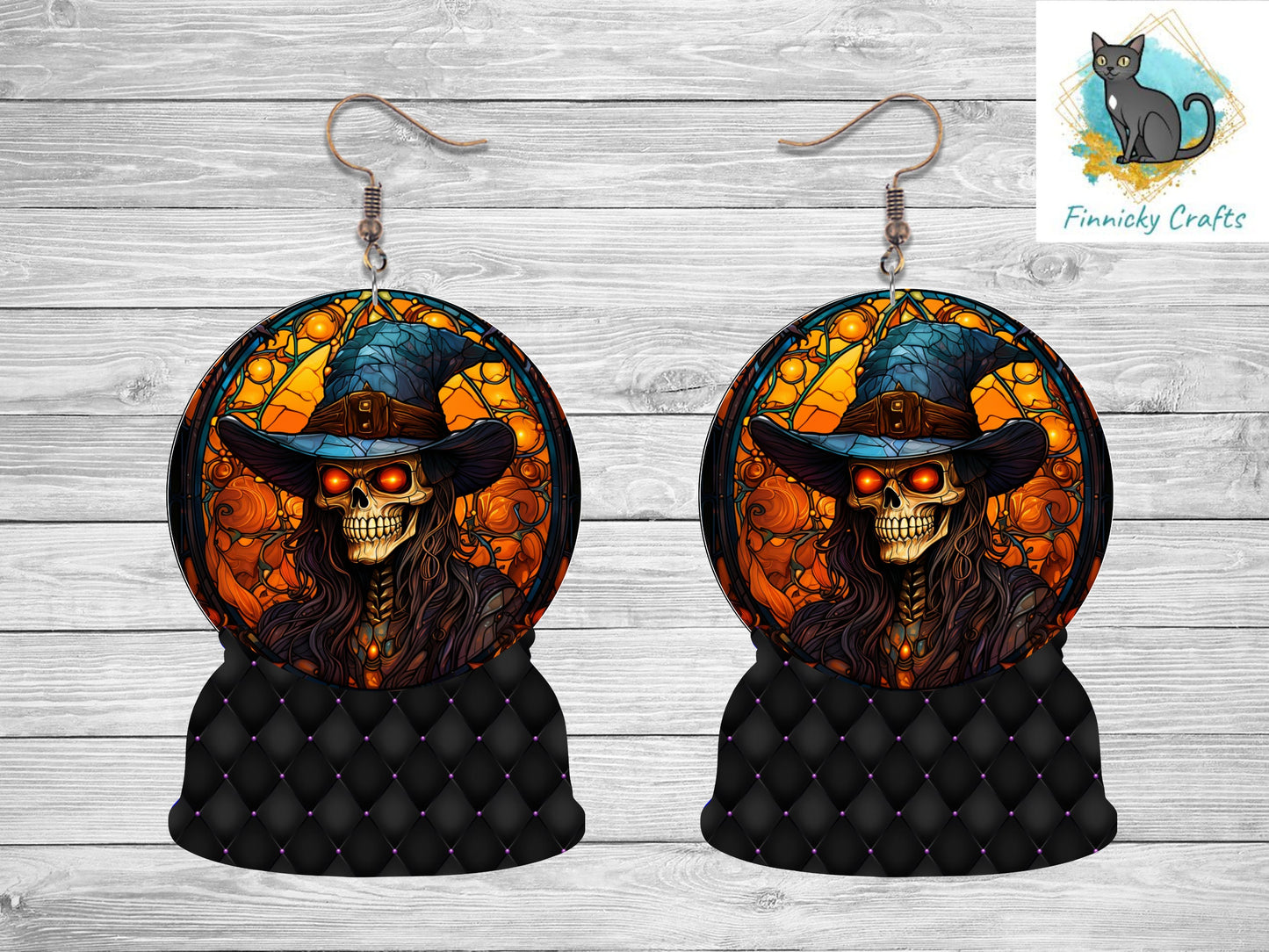 Bundle Halloween Snow Globe, Crystal Ball, Sublimation, Digital, PNG Design, Download for Earrings, Wall Décor, Door Hanger, Keychain